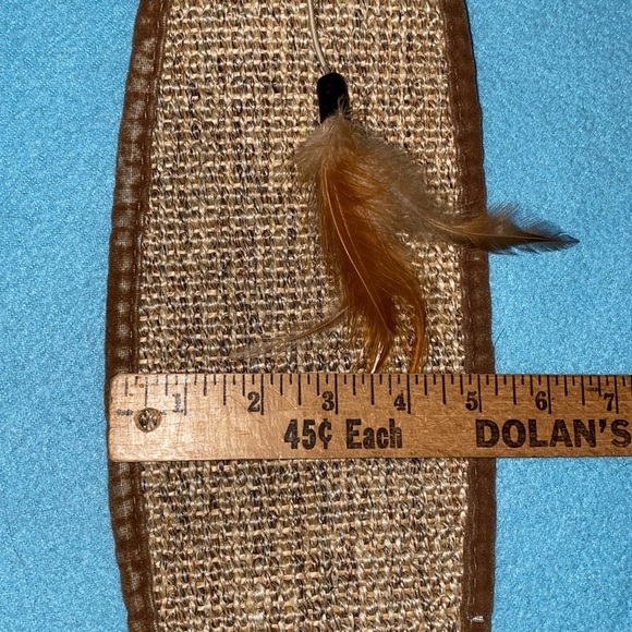 Cat scratcher claw pad door hanger toy fish shaped NEW without tags - Picture 5 of 5